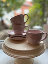 Afbeelding in Gallery-weergave laden, polkadotjes-espresso-kopjes met bordje