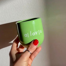 Afbeelding in Gallery-weergave laden, Mok SiSi - groen/aj lov ju