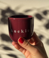 Afbeelding in Gallery-weergave laden, Mok SiSi - bordeaux/koekie