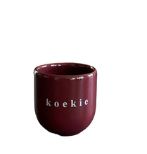 Afbeelding in Gallery-weergave laden, Mok SiSi - bordeaux/koekie