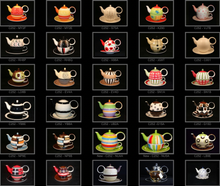 Afbeelding in Gallery-weergave laden, Tea for One - zwart/bruin/beige