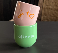 Afbeelding in Gallery-weergave laden, Mok SiSi - groen/aj lov ju