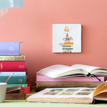 Afbeelding in Gallery-weergave laden, Tegel small - boekenwurm