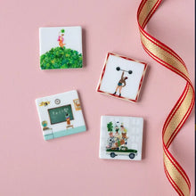 Afbeelding in Gallery-weergave laden, Tegel mini/magneet - geluk