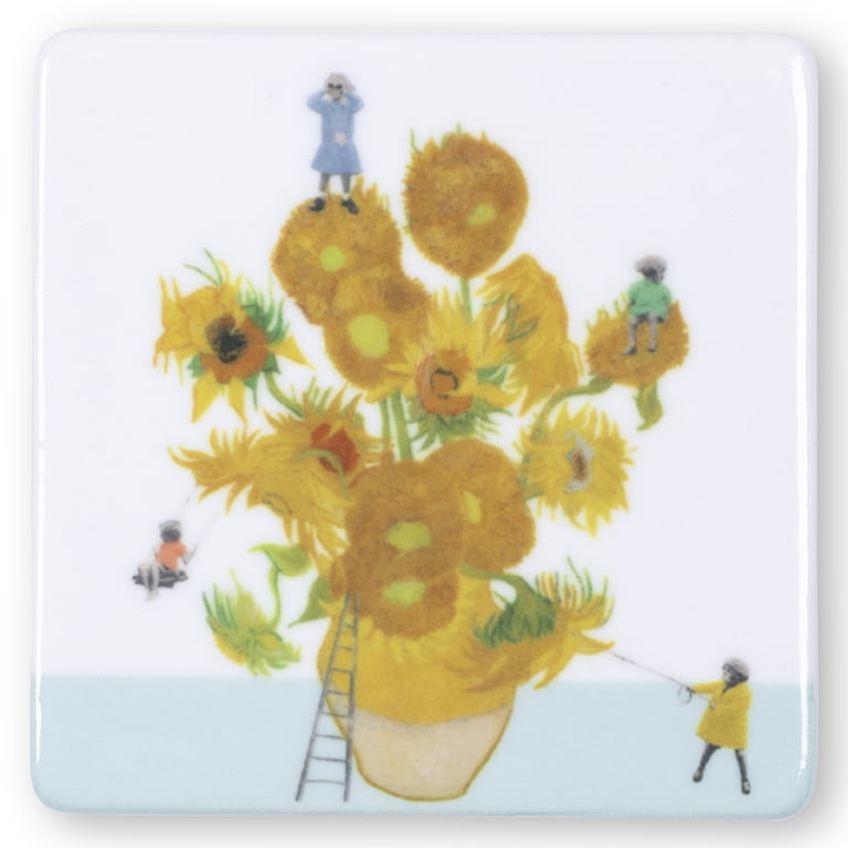 Tegel mini/magneet - the sunflower expedition
