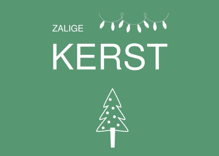 Kaartje - kerst - postkaart zalige kerst