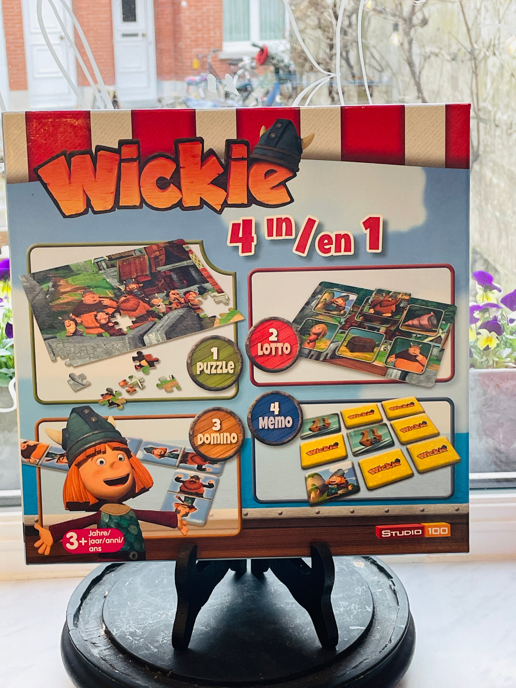 Wickie gezelschapsspel - 4 in 1 (memo, domino, lotto, puzzel)