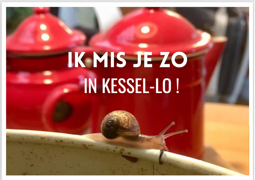 Kaartje - ik mis je zo in Kessel-Lo