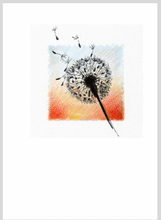 Afbeelding in Gallery-weergave laden, Dubbele kaart &amp; omslag - blaasbloem
